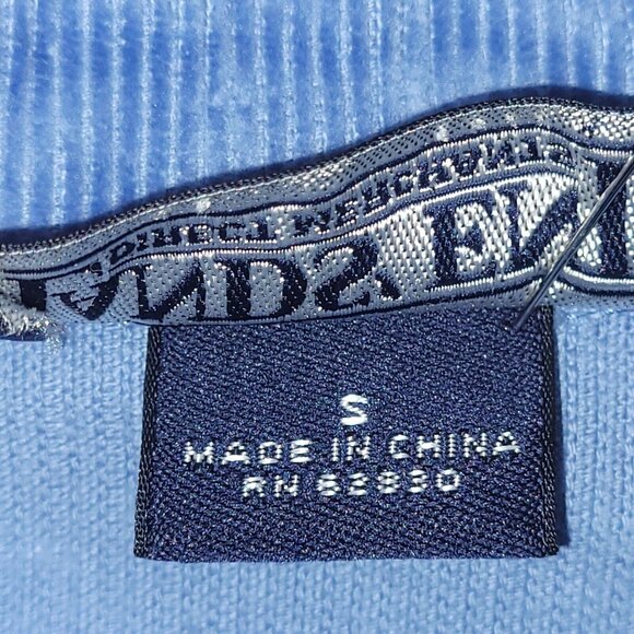 Lands' End Childs Corduroy Trucker Jacket Kids Size S(4) Blue Button-Front - Picture 9 of 11